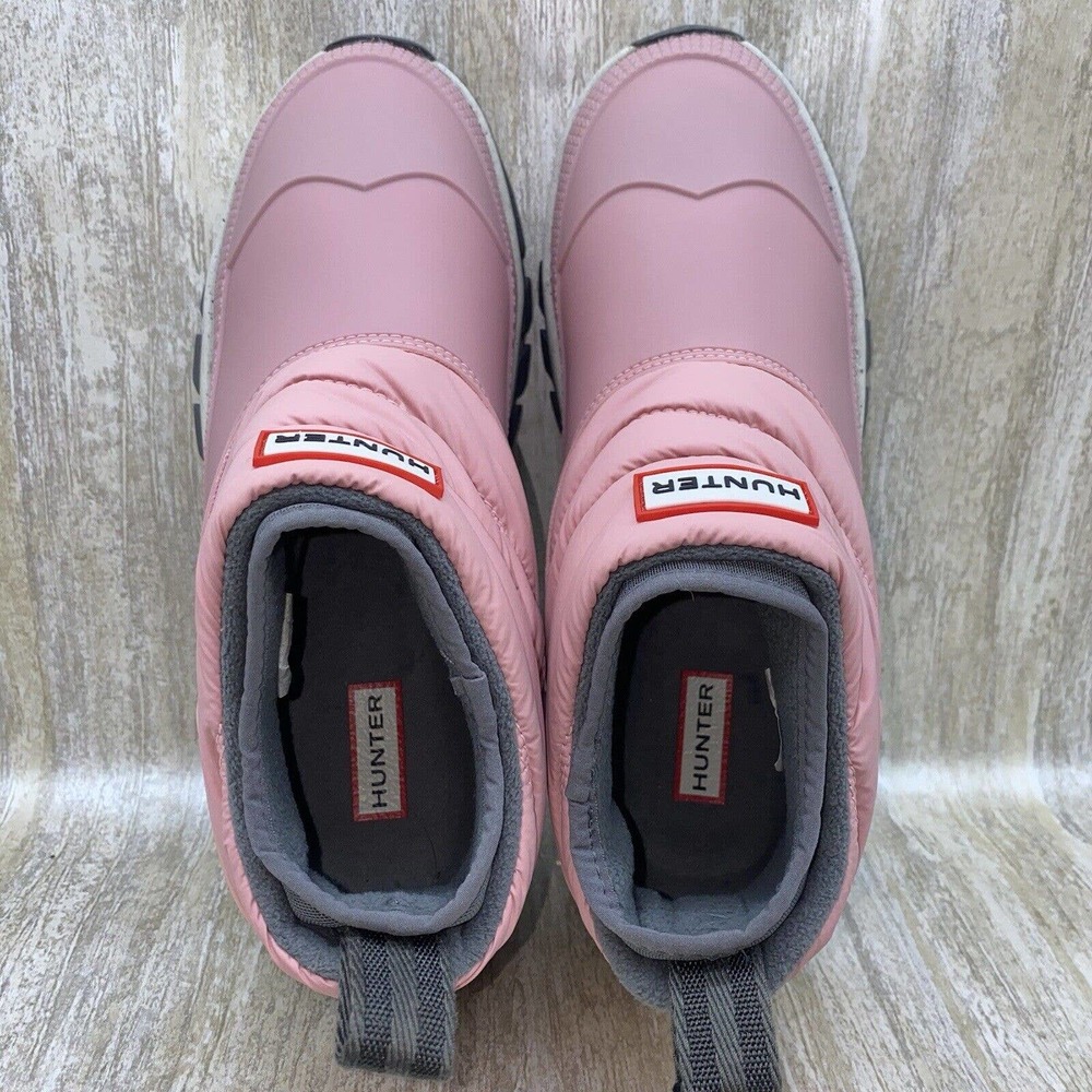 NEW Hunter Original Insulated Snow Ankle Boots Quartz Pink Size 7 - Picture 11 of 13